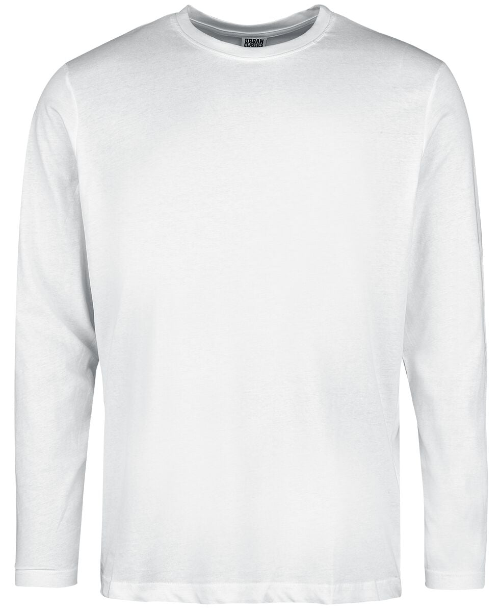 T-shirt manches longues  de Urban Classics - T-Shirt Manches Longues Basique - XL à 4XL - pour Homme - blanc - Urban Classics