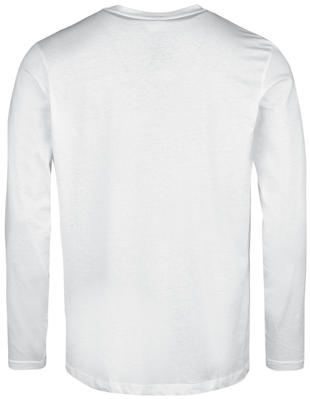 T-shirt manches longues  de Urban Classics - T-Shirt Manches Longues Basique - XL à 4XL - pour Homme - blanc - Urban Classics - View 2