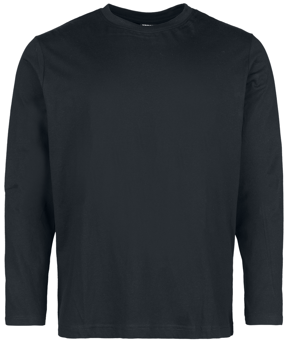 T-shirt manches longues  de Urban Classics - Hauts Manches Longues - Lot de 2 - S à 4XL - pour Homme - noir - Urban Classics - View 2