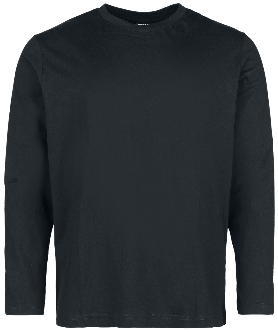 T-shirt manches longues  de Urban Classics - Hauts Manches Longues - Lot de 2 - S à 4XL - pour Homme - noir - Urban Classics - View 2
