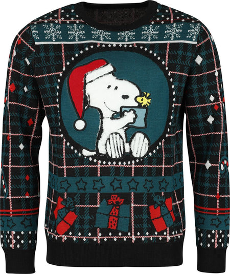 Pull De Noël  de Snoopy - Pull de Noël Snoopy - S à XXL - pour Homme - multicolore - Snoopy