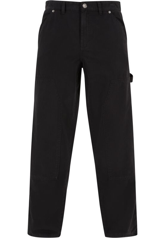 Jean  de Urban Classics - Pantalon Double Genoux Sergé - W34L32 - pour Femme - noir - Urban Classics