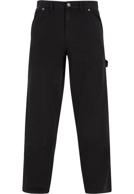 Jean  de Urban Classics - Pantalon Double Genoux Sergé - W34L32 - pour Femme - noir - Urban Classics