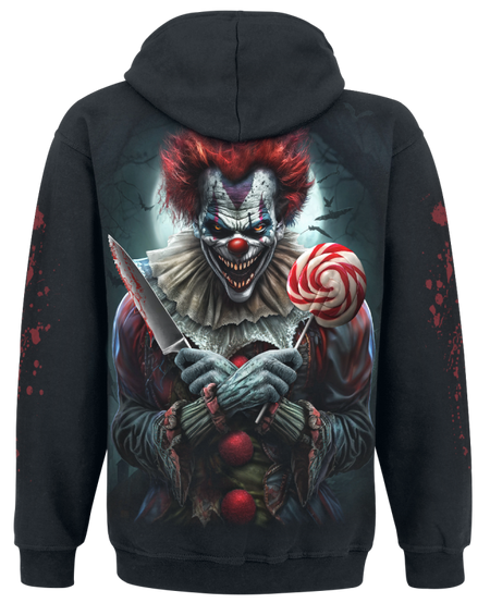 Sweat-shirt à capuche  de Spiral - Trick Or Treat - S à M - pour Homme - noir - Spiral - View 2