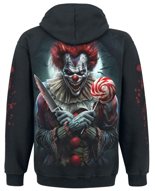 Sweat-shirt à capuche  de Spiral - Trick Or Treat - S à M - pour Homme - noir - Spiral - View 2