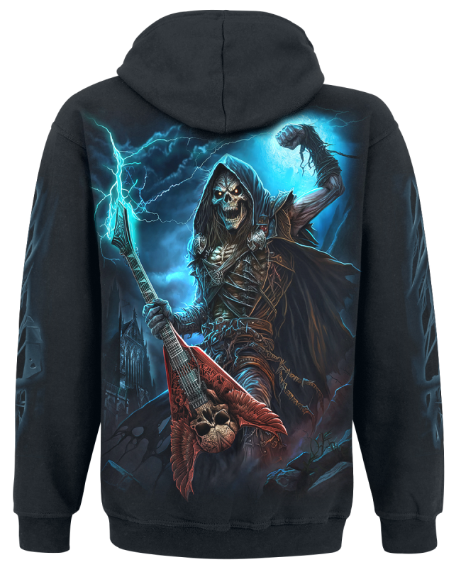 Sweat-shirt à capuche  de Spiral - Dead Metal - S à 4XL - pour Homme - noir - Spiral - View 2