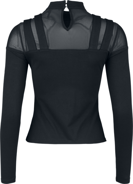 T-shirt manches longues Gothic de KIHILIST by KILLSTAR - Spellsmith Top - XS à XXL - pour Femme - noir - KIHILIST by KILLSTAR - View 2