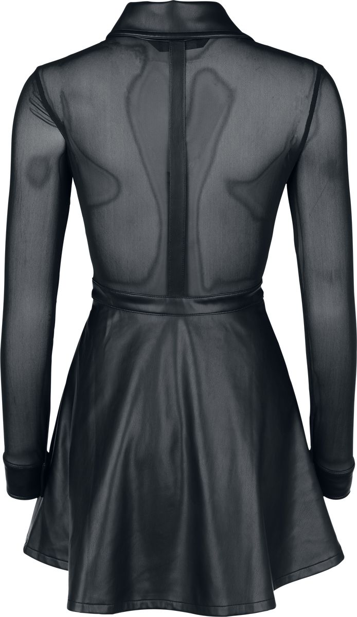 Robe courte Gothic de KIHILIST by KILLSTAR - Shadowsinger Dress - XS à XXL - pour Femme - noir - KIHILIST by KILLSTAR - View 2