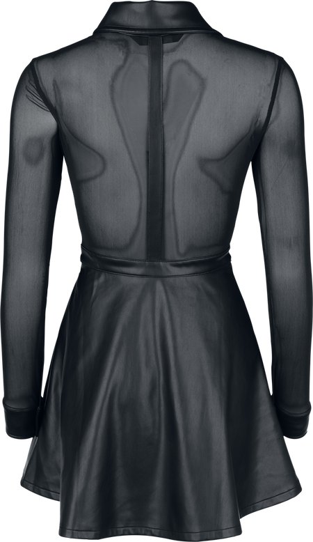 Robe courte Gothic de KIHILIST by KILLSTAR - Shadowsinger Dress - XS à XXL - pour Femme - noir - KIHILIST by KILLSTAR - View 2