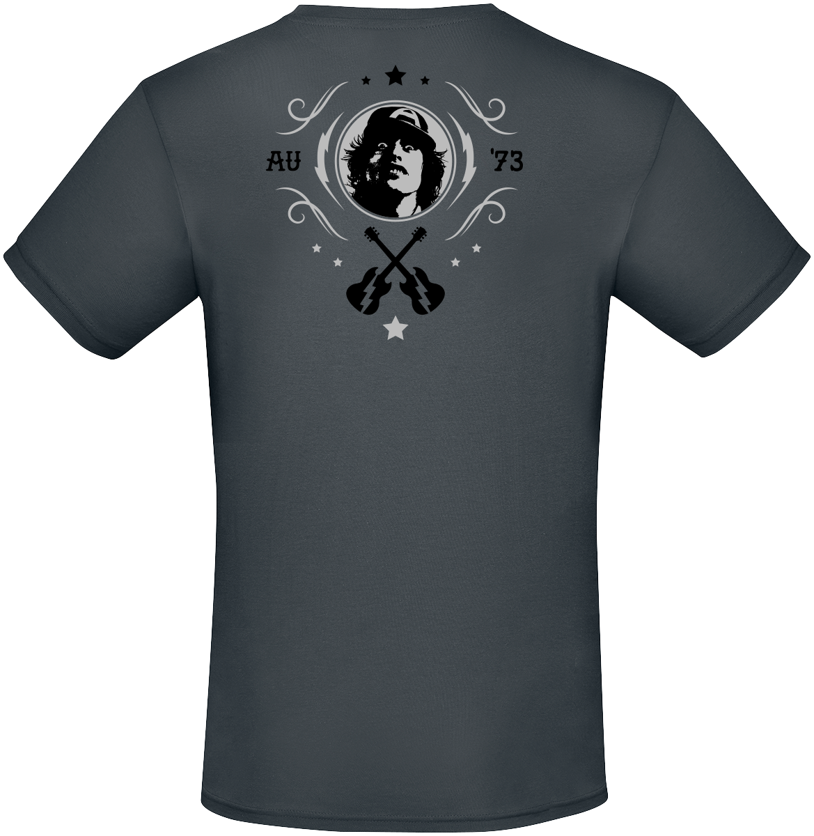 T-Shirt Manches courtes  de AC/DC - High Voltage - Rock 'N' Roll - S à 3XL - pour Homme - anthracite - AC/DC - View 2