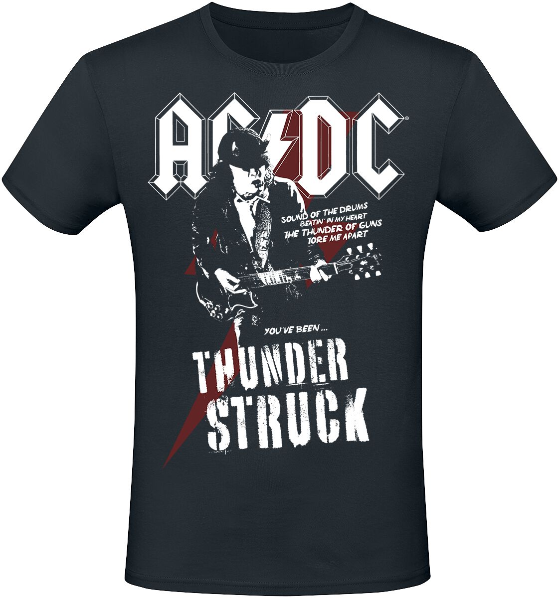 T-Shirt Manches courtes  de AC/DC - Thunderstruck - S à 4XL - pour Homme - noir - AC/DC