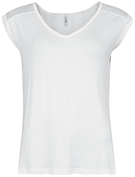 T-Shirt Manches courtes  de Hailys - SS V TP Zo44ela - XS à XXL - pour Femme - blanc - Hailys