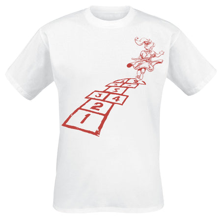 T-Shirt Manches courtes  de Korn - FTL 25 Hopscotch - S à XXL - pour Homme - blanc - Korn