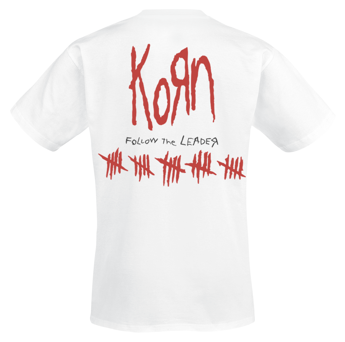 T-Shirt Manches courtes  de Korn - FTL 25 Hopscotch - S à XXL - pour Homme - blanc - Korn - View 2