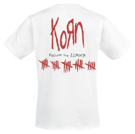 T-Shirt Manches courtes  de Korn - FTL 25 Hopscotch - S à XXL - pour Homme - blanc - Korn - View 2