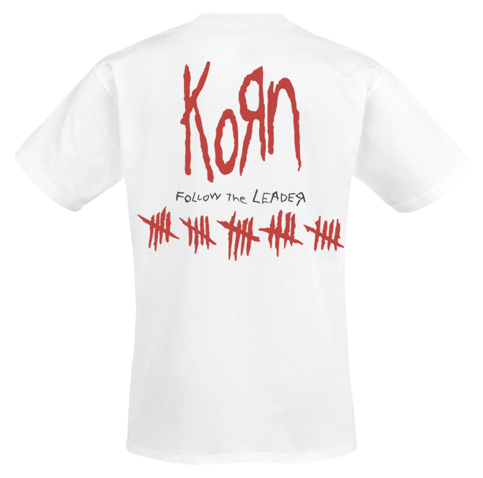 T-Shirt Manches courtes  de Korn - FTL 25 Hopscotch - S à XXL - pour Homme - blanc - Korn - View 2