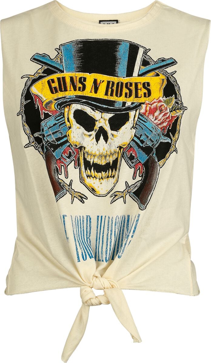 Top  de Guns N' Roses - Amplified Collection - Use Your Illusion - S à XL - pour Femme - blanc - Guns N' Roses