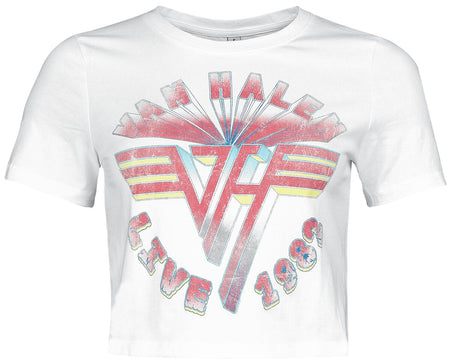 T-Shirt Manches courtes  de Van Halen - Live '82 - S à XL - pour Femme - blanc - Van Halen