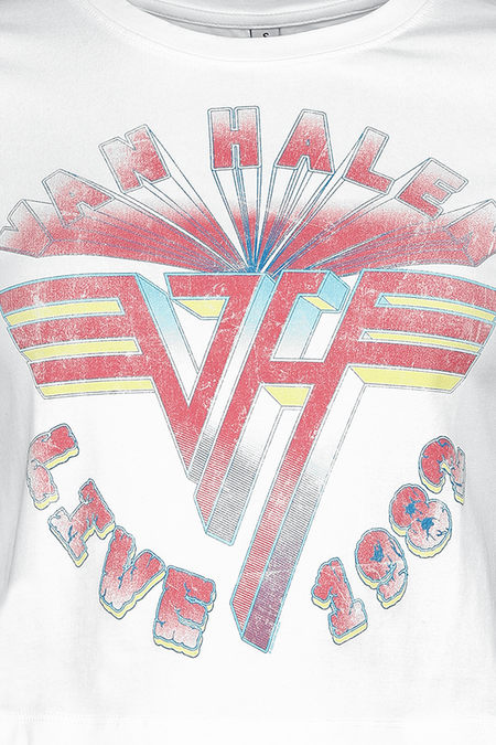 T-Shirt Manches courtes  de Van Halen - Live '82 - S à XL - pour Femme - blanc - Van Halen - View 2