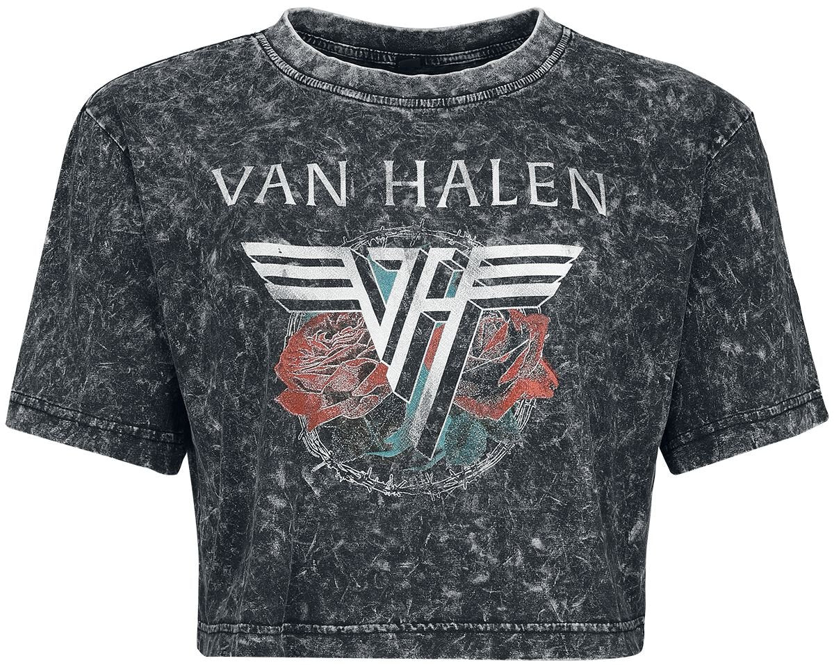 T-Shirt Manches courtes  de Van Halen - Tour 1984 - M à XL - pour Femme - gris - Van Halen