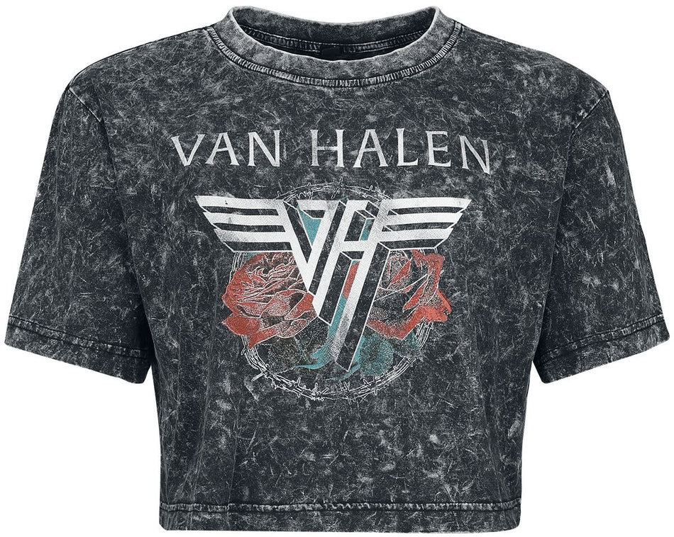T-Shirt Manches courtes  de Van Halen - Tour 1984 - M à XL - pour Femme - gris - Van Halen