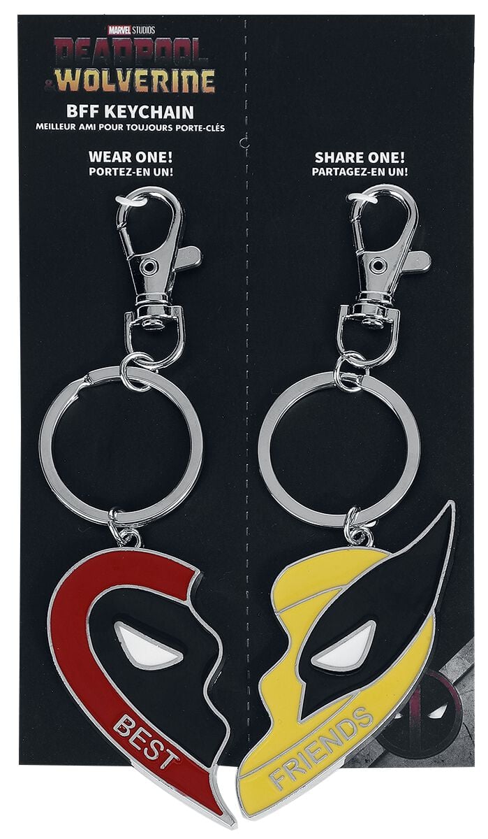 Porte-clefs  de Deadpool - 3 - Wolverine - Come Together BFF Key Chain - pour Unisexe - multicolore - Deadpool