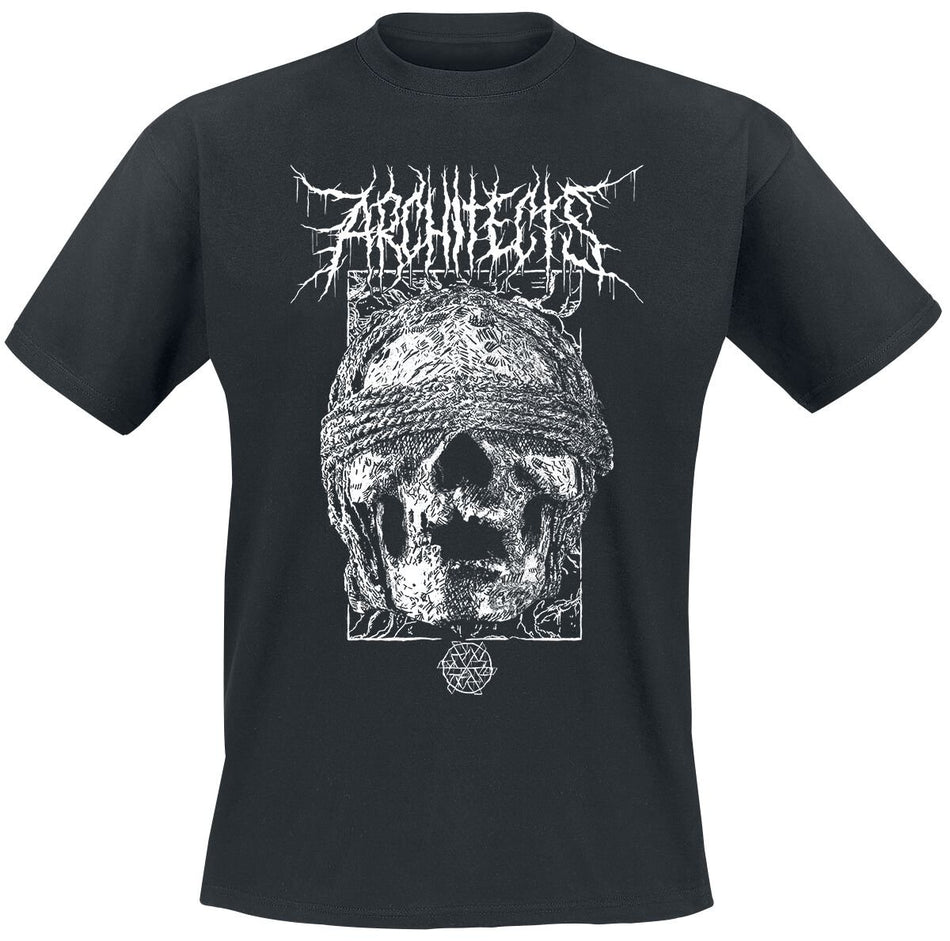 T-Shirt Manches courtes  de Architects - Blindfolded Skull - S à XXL - pour Homme - noir - Architects