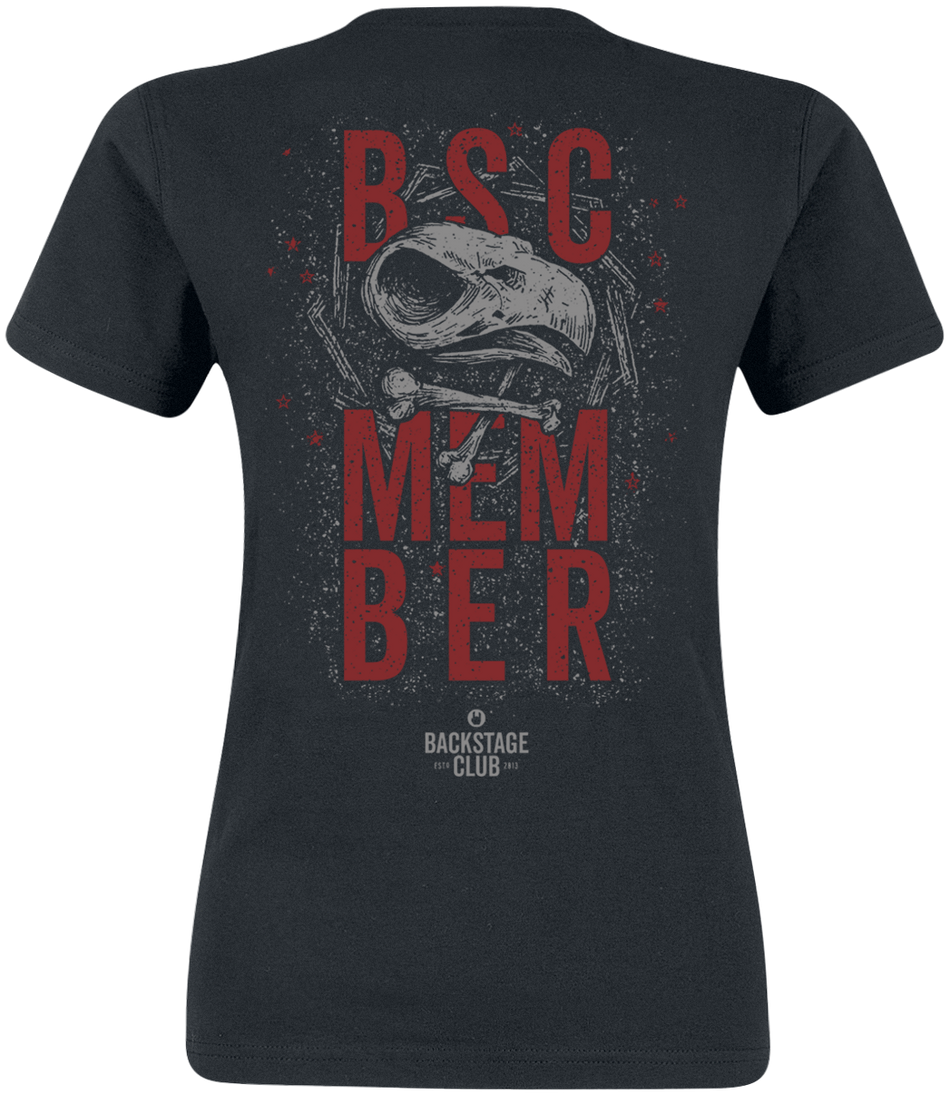 T-Shirt Manches courtes  de BSC - BSC - T-Shirt Spécial Femme - S à XXL - pour Femme - noir - BSC - View 2