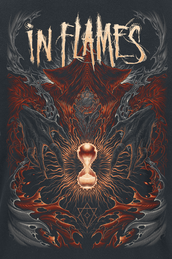 T-Shirt Manches courtes  de In Flames - Ghost In My Head - S à 3XL - pour Homme - noir - In Flames - View 2