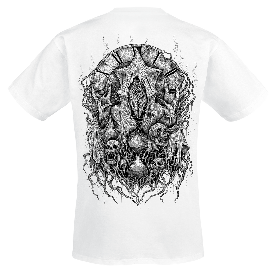 T-Shirt Manches courtes  de In Flames - Buried Time - S à 3XL - pour Homme - blanc - In Flames - View 2
