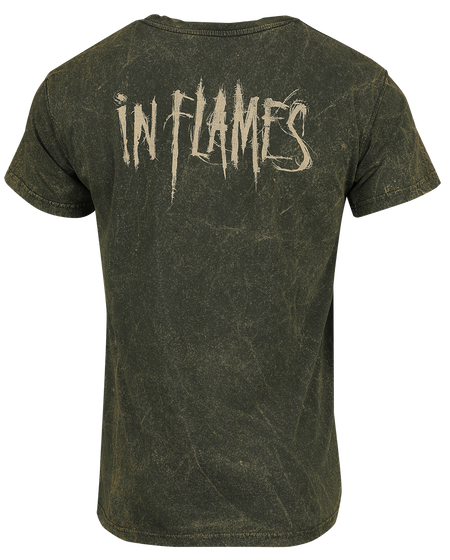 T-Shirt Manches courtes  de In Flames - Eternal Life - S à M - pour Homme - kaki - In Flames - View 2