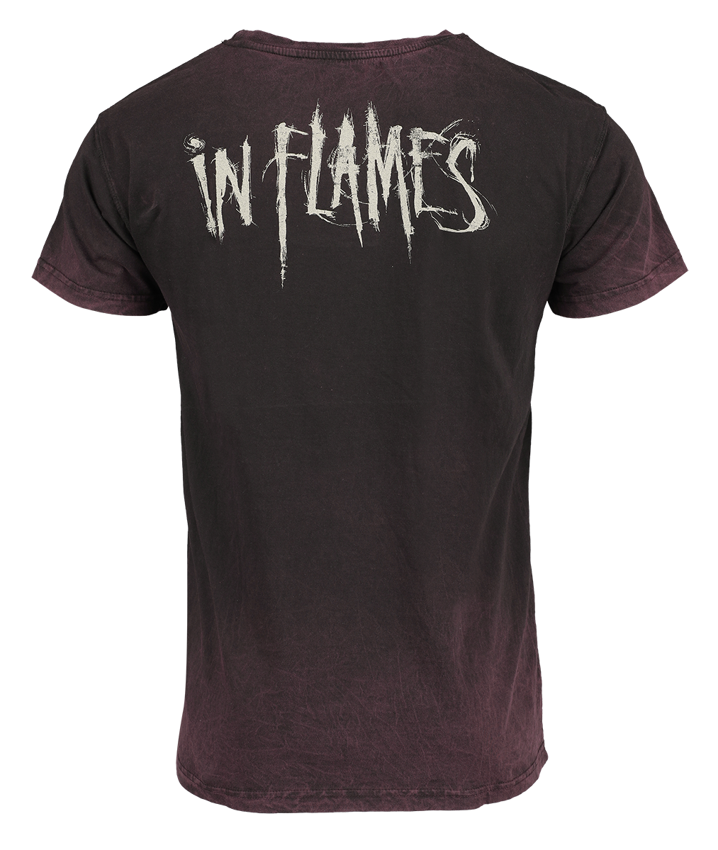T-Shirt Manches courtes  de In Flames - Clayman Vitruvian - S à 4XL - pour Homme - rouge foncé - In Flames - View 2