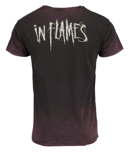 T-Shirt Manches courtes  de In Flames - Clayman Vitruvian - S à 4XL - pour Homme - rouge foncé - In Flames - View 2