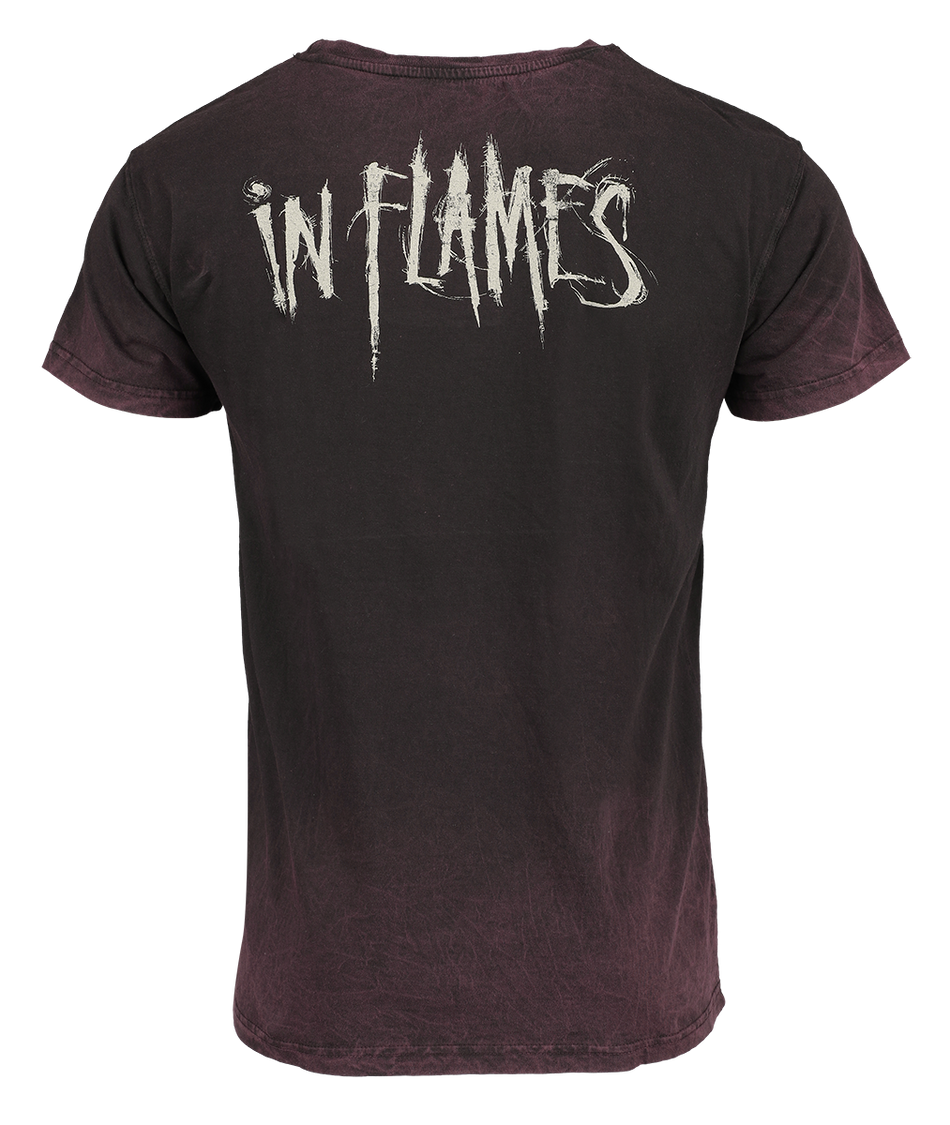 T-Shirt Manches courtes  de In Flames - Clayman Vitruvian - S à 4XL - pour Homme - rouge foncé - In Flames - View 2