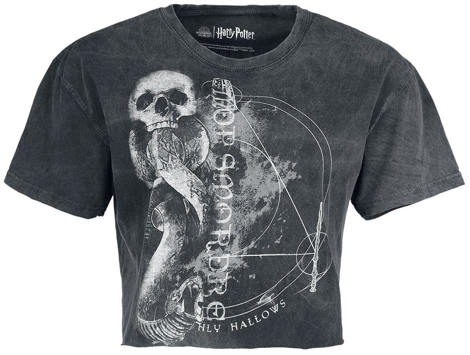 T-Shirt Manches courtes  de Harry Potter - Marque Des Ténèbres - S à XXL - pour Femme - noir - Harry Potter