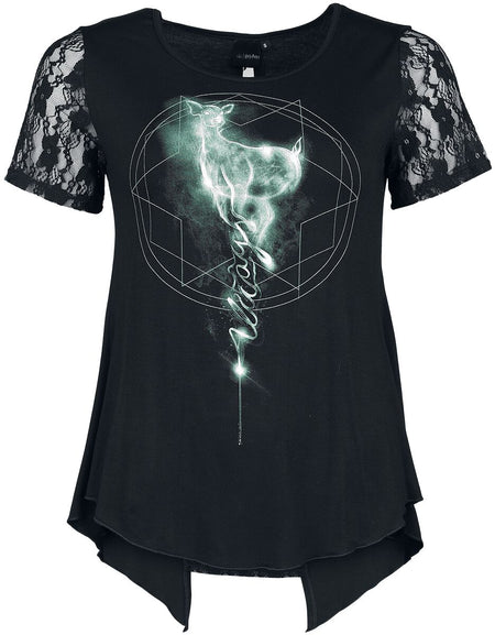 T-Shirt Manches courtes  de Harry Potter - Always - S à XL - pour Femme - noir - Harry Potter