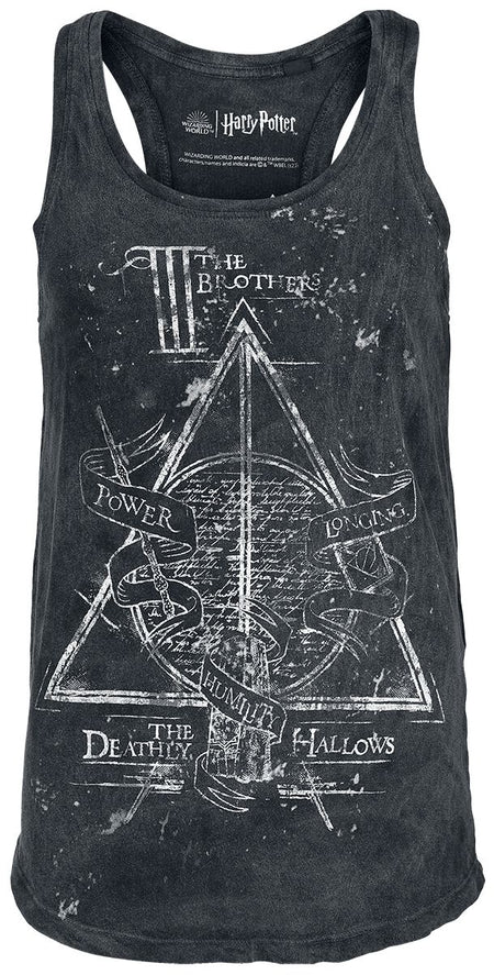 Top  de Harry Potter - Les Reliques De La Mort - S à XXL - pour Femme - noir - Harry Potter