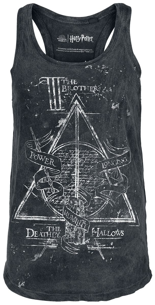 Top  de Harry Potter - Les Reliques De La Mort - S à XXL - pour Femme - noir - Harry Potter