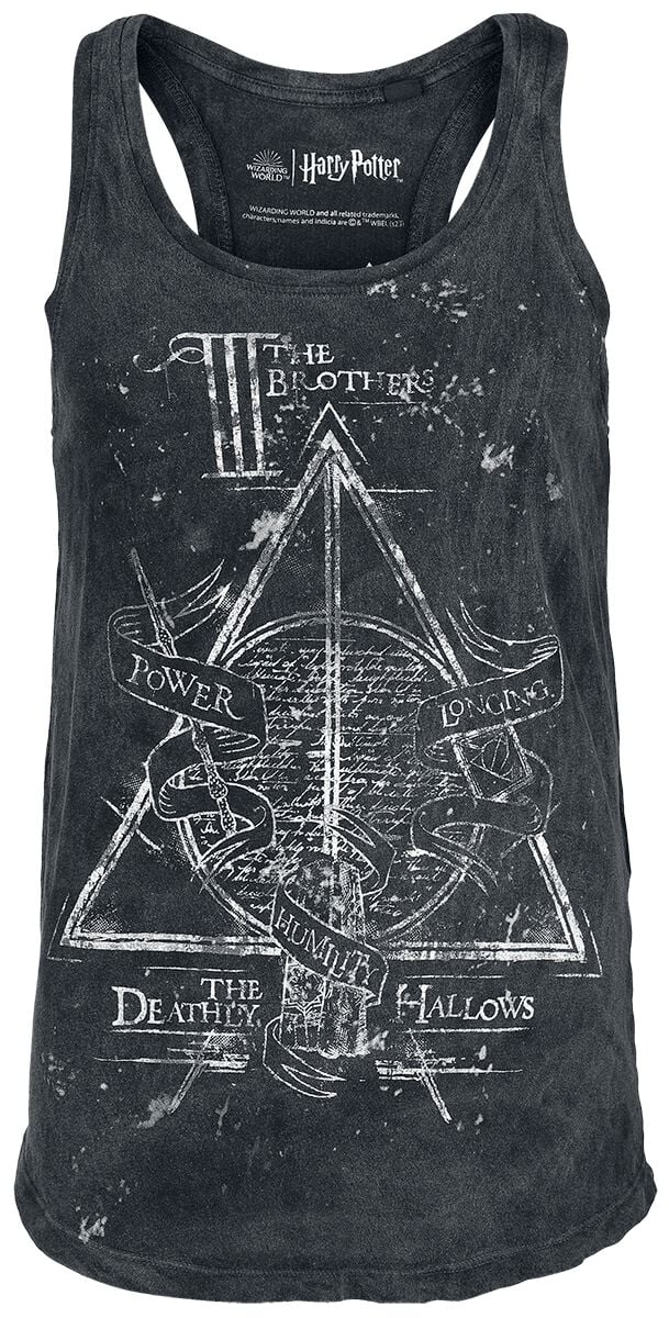 Top  de Harry Potter - Les Reliques De La Mort - S à L - pour Femme - noir - Harry Potter