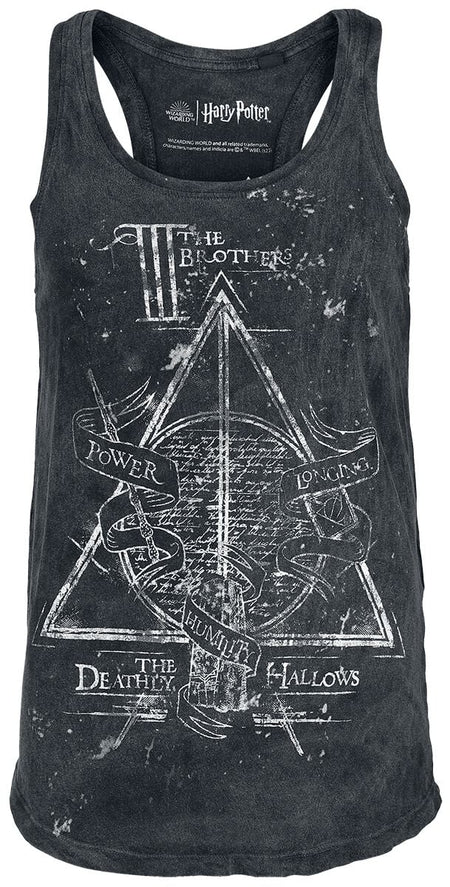 Top  de Harry Potter - Les Reliques De La Mort - S à L - pour Femme - noir - Harry Potter