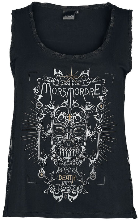 Top  de Harry Potter - Morsmordre - S à XXL - pour Femme - noir - Harry Potter