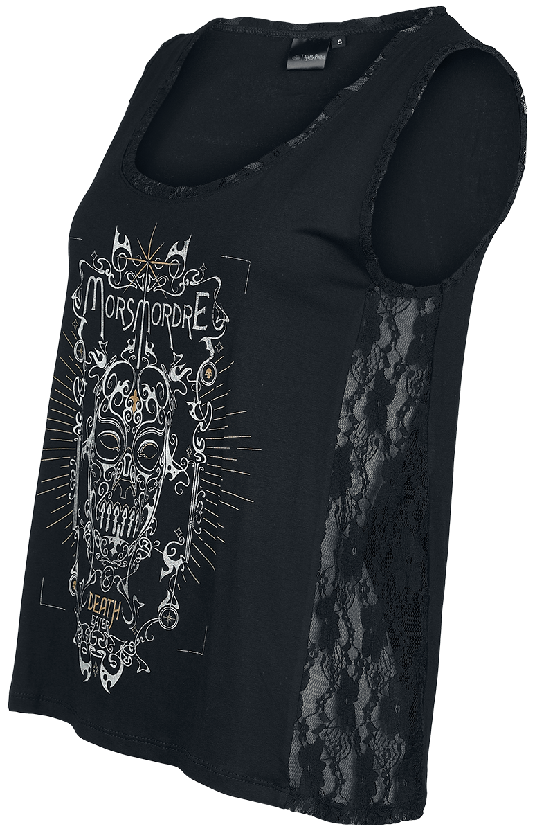 Top  de Harry Potter - Morsmordre - S à XXL - pour Femme - noir - Harry Potter - View 2