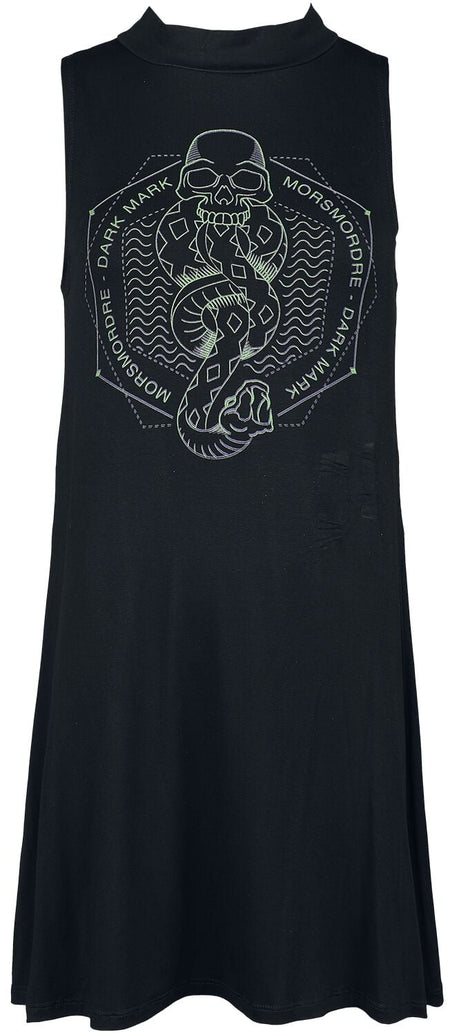Robe courte  de Harry Potter - Marque Des Ténèbres - S à XXL - pour Femme - noir - Harry Potter