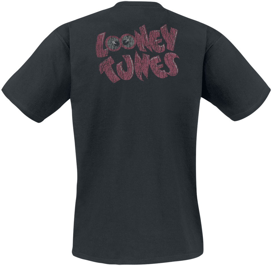 T-Shirt Manches courtes  de Looney Tunes - Super TV Saturday Morning - XL - pour Homme - noir - Looney Tunes - View 2