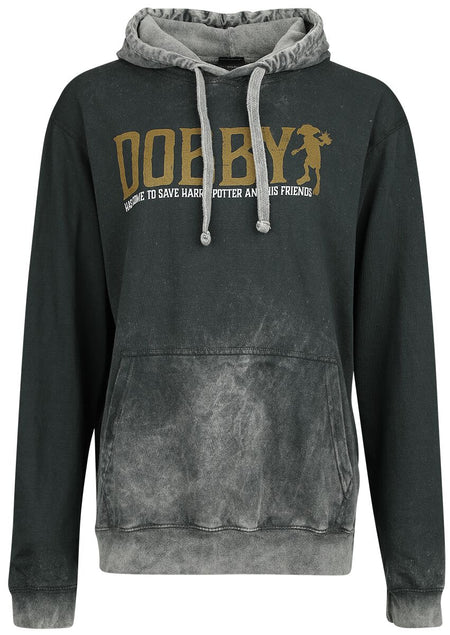 Sweat-shirt à capuche  de Harry Potter - Dobby - Free Elf - L à XXL - pour Femme - noir - Harry Potter