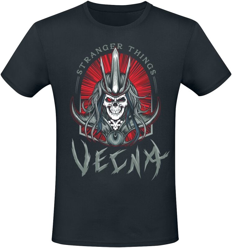 T-Shirt Manches courtes  de Stranger Things - Vecna - M - pour Homme - noir - Stranger Things