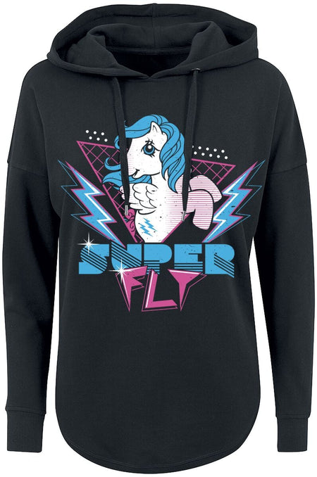 Sweat-shirt à capuche  de My Little Pony - Superfly - S à L - pour Femme - noir - My Little Pony