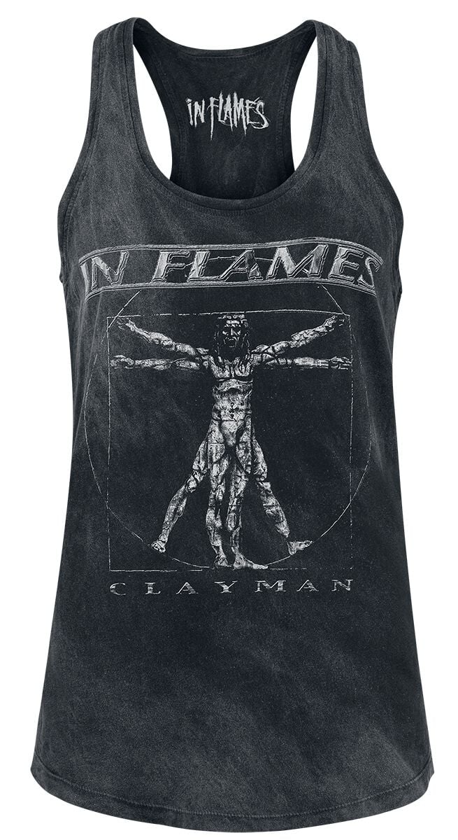 Top  de In Flames - Clayman Vitruvian - S à 4XL - pour Femme - noir - In Flames