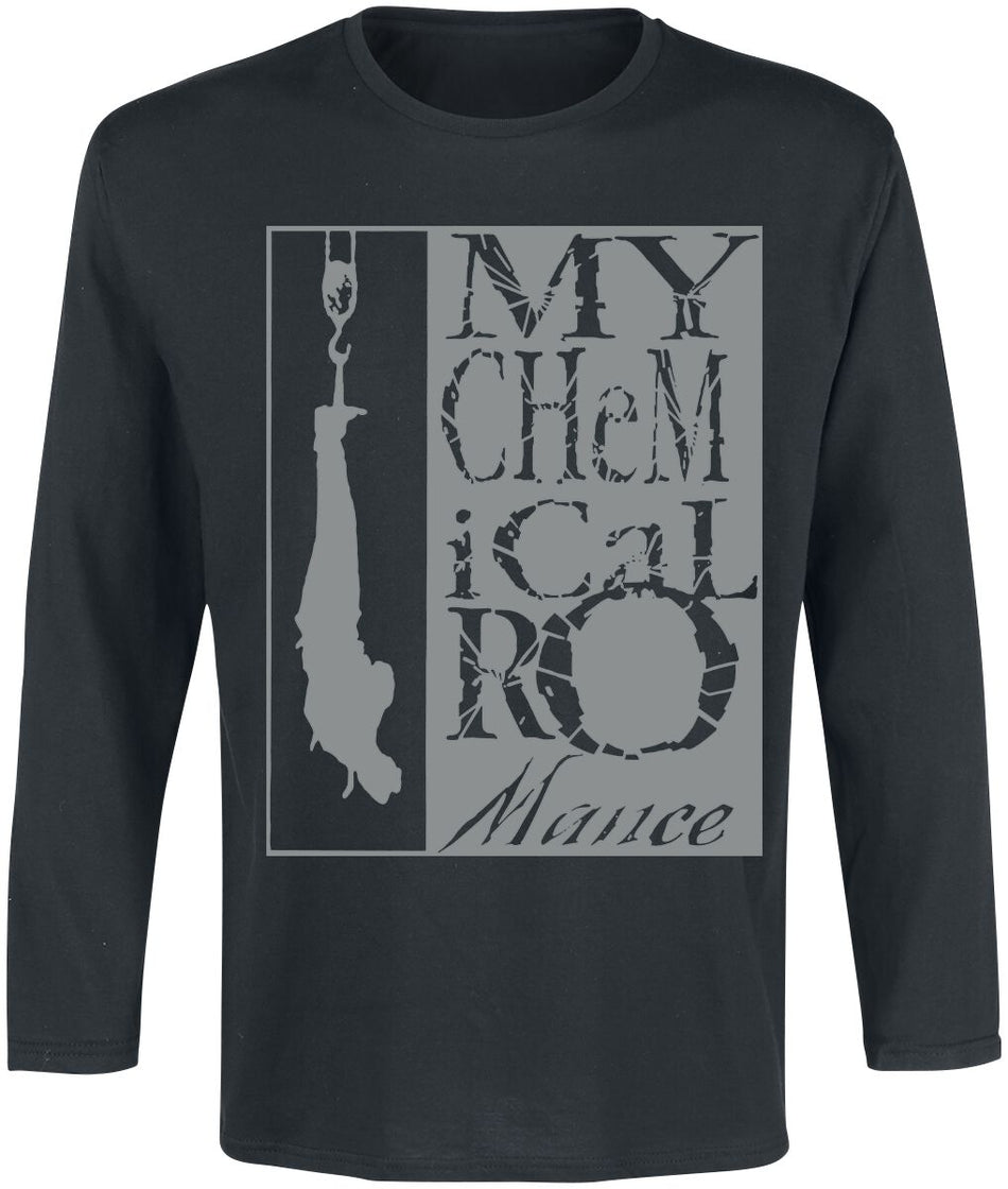 T-shirt manches longues  de My Chemical Romance - Hangman - L à XL - pour Homme - noir - My Chemical Romance