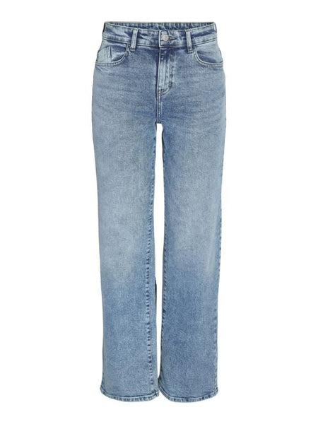 Jean  de Noisy May - NMYOLANDA NW WIDE JEANS AZ236LB NOOS - W25L30 à W32L32 - pour Femme - bleu - Noisy May